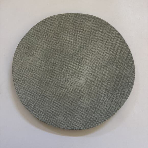 Set of 6 Crate & Barrel Melamine Dinner Plates Woven Texture Beach House 10.5" - Picture 3 of 8